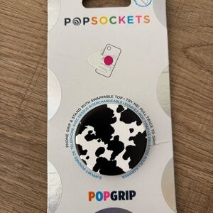 It's a Mood PopSocket PopGrip Cow Print NWT